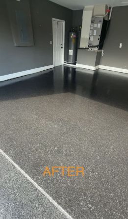 Before & After Garage Floor Epoxy in Hollywood, FL (2)