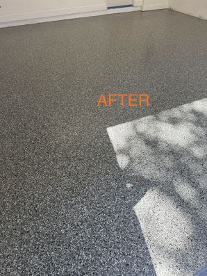 Before & After Epoxy Garage Flooring in Pembroke Pines, FL (2)