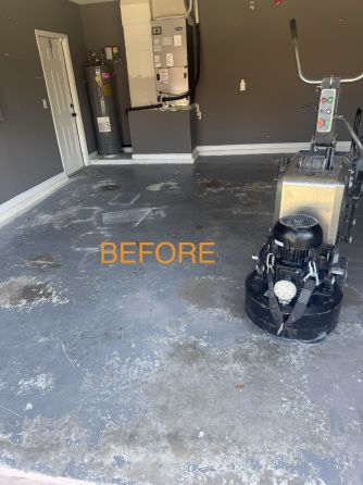 Before & After Garage Floor Epoxy in Hollywood, FL (1)